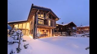 Courchevel Chalet Luxe  Ski Resort with Drone by LuxVacation [upl. by Ketti789]