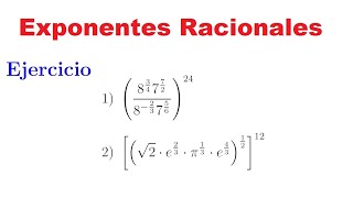 Ejercicio Simplificar  Exponentes Racionales [upl. by Aikar]