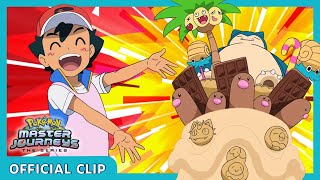 An Alcremie cake decoration challenge  Pokémon Master Journeys The Series  Official Clip [upl. by Hearn]