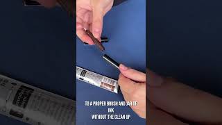 Pentel Brush Pen Demonstration  artsupplies brushpen [upl. by Akilat]