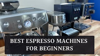 Best espresso machine for beginners five choices [upl. by Yrtnej762]