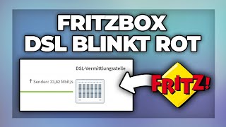 FritzBox DSL Power blinkt rot  was tun [upl. by Ecal891]