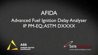 AFIDA Cetane number analyser for IP PMEQ ASTM DXXXX [upl. by Delmer]