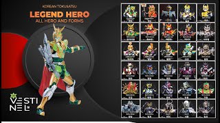 Legend Hero all Hero and Form [upl. by Villada]