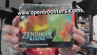 Zendikar Rising Collector whole box opening Wow this box was the worst [upl. by Levine]