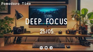 Pomodoro timer ★︎ Deep focus ★︎ 25 Minute Timer ★︎ Lofi Pomodoro 2505 [upl. by Peih]