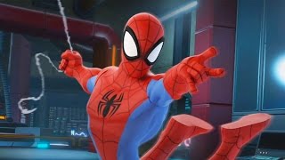 EL HOMBRE ARAÑA SPIDERMAN  Videos de Juegos de Superhéroes en Español  Disney Infinity 20 PS4 [upl. by Eibrik189]