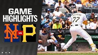 Mets vs Pirates Game Highlights 7824  MLB Highlights [upl. by Rramahs193]