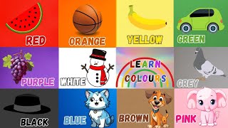 Colors Song  Learn the Color  Nursery Rhymes amp Kids Songs  Colors  Learning Video for Children [upl. by Andris495]