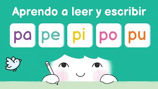 Aprender a leer las sílabas pa pe pi po pu [upl. by Bowne181]