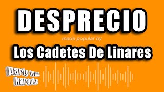 Los Cadetes De Linares  Desprecio Versión Karaoke [upl. by Anak988]