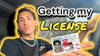 I FINALLY get my Cali License [upl. by Geneva]