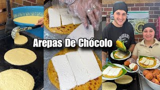 ELLOS CREARON UNA IDEA MILLONARIA 😱CON AREPAS [upl. by Amandie]