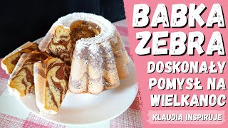 BABKA ZEBRA  Wilgotna smaczna i bardzo prosta w wykonaniu  Piękna babka wielkanocna [upl. by Lemay74]