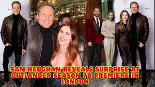 quotSam Heughan Drops Bombshell at London Premiere of Outlander Season 7B—What Fans Didnt See Comingquot [upl. by Esenej]