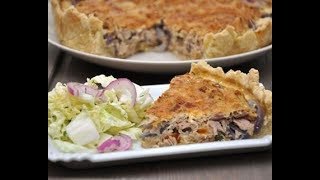 وصفات سريعة كيش بالتونة quiche au thon [upl. by Dail]