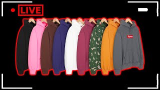 🔴LIVE COP Supreme Box Logo Hooded Sweatshirt Week16 FW21 [upl. by Abigail]