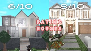 bloxburg  Judging peoples BLOXBURG HOUSES [upl. by Vola]