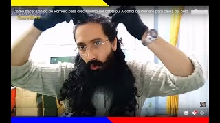 Tónico Milagroso para crecer el cabello rápido 👏 Tónico Romero Extracto MAGISTRAL para caída de pelo [upl. by Charpentier933]