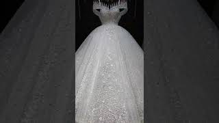 Beautiful wedding dress 👗 wedding shortsfeed love trending funny [upl. by Arondell103]