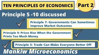 Ten Principles of Economics Part 2  Microeconomics Mankiw Ch 1 Economics Students [upl. by Polinski821]