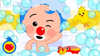 The Bath Song 🛁💦 Kids Songs ♫ Plim Plim  The Kindness Hero [upl. by Dnamra]