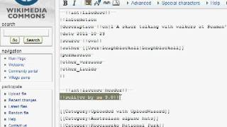 Introduction to editing image information on Wikimedia CommonsMP4 [upl. by Antipus]