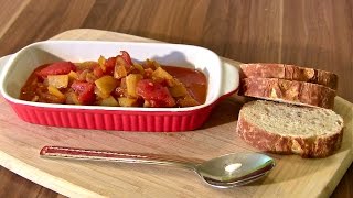 LecsóLetschoUngarisches PaprikagemüseVeganes Rezept [upl. by Yalhsa]