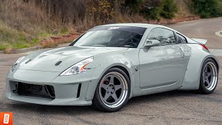 Building a TESLA SWAPPED 350Z in 27 minutes COMPLETE TRANSFORMATION [upl. by Tamah]