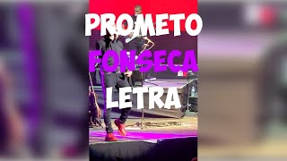 Prometo Letra  Fonseca [upl. by Audrye]