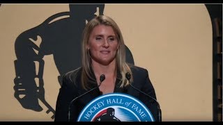 Hayley Wickenheiser Hockey Hall of Fame Induction Speech 2019 [upl. by Clardy]