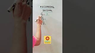 RECURRING DECIMALS  IMPORTANT TRICKS  MATH TRICKS  COMPETITIVE MATH [upl. by Flossi]