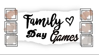 Family Day Games  ALen DT [upl. by Maag693]