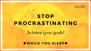 Stop Procrastination  Motivational Affirmations While You Sleep [upl. by Akiehsat]