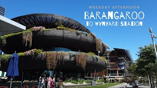 Barangaroo to Wynyard Station  Central Sydney Australia 2020 [upl. by Kreda986]