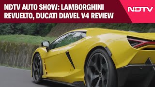 NDTV Auto Show Lamborghini Revuelto Ducati Diavel V4 Review [upl. by Havelock]