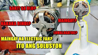 PAANO AYUSIN ANG MAINGAY NA ELECTRIC FAN  BASIC TUTORIAL [upl. by Atiuqel]