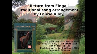 quotReturn from Fingalquot arr Laurie Riley lever harp recorded with Ischell X48A and Zoom LiveTrak L8 [upl. by Arraeit506]