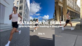 EU VOU CORRER A MARATONA DE BERLIM  dia 4 [upl. by Innattirb743]