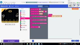 Microbit Tutorial 8 Sending messages [upl. by Ydnis]