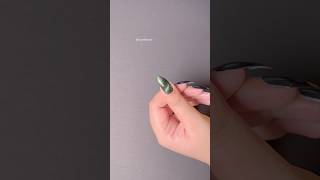 Easy Magnetic🧲 cat eye NailArt design for Beginners at home🏡💅🎀 shorts nailart naildesign [upl. by Ifen]