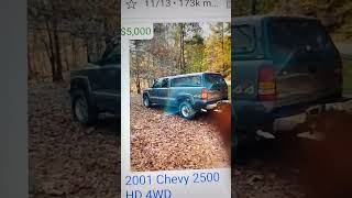 2001 Chevy 2500 180k 5000 nice truck [upl. by Devol]