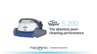 Maytronics S200 robotic pool cleaner top features [upl. by Retlaw]