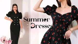 summer Dresses  🌟 2023🌟 [upl. by Karlotta]