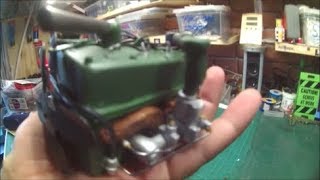 BUILD A JEEP ENGINE WILLYS SCALE 16th HANDMADE [upl. by Enela]