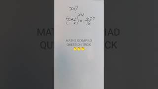 Maths Olympiad question trick Mathcounts Olympiad maths olympiad shorts [upl. by Fotinas]