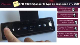 SPH10BT Comment changer le type de connexion smartphone [upl. by Beatriz]