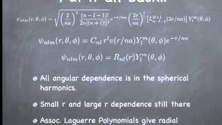 Lessons3132 Hydrogen Solutions  Angular Momentum [upl. by Atiek]