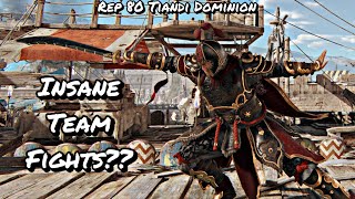 INSANE TEAM FIGHTS Rep 80 Tiandi Dominion  For Honor [upl. by Cirted]