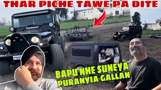 Thar piche tawe pa dite  bapu ne suneya puraneya gallan  hass hass bura haal  Dhillonpreet Vlogs [upl. by Amihsat]